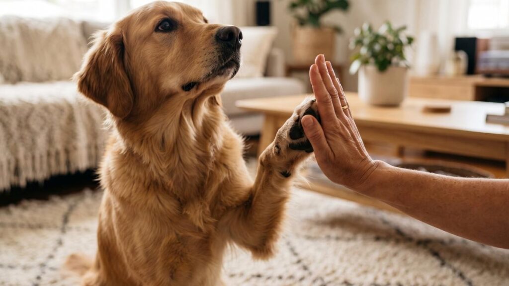 How to Teach Your Dog to Give a High Five